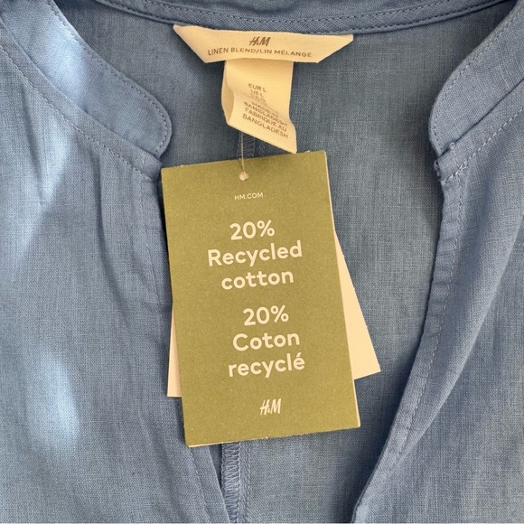 H&M linen dress NWT - Picture 7 of 8